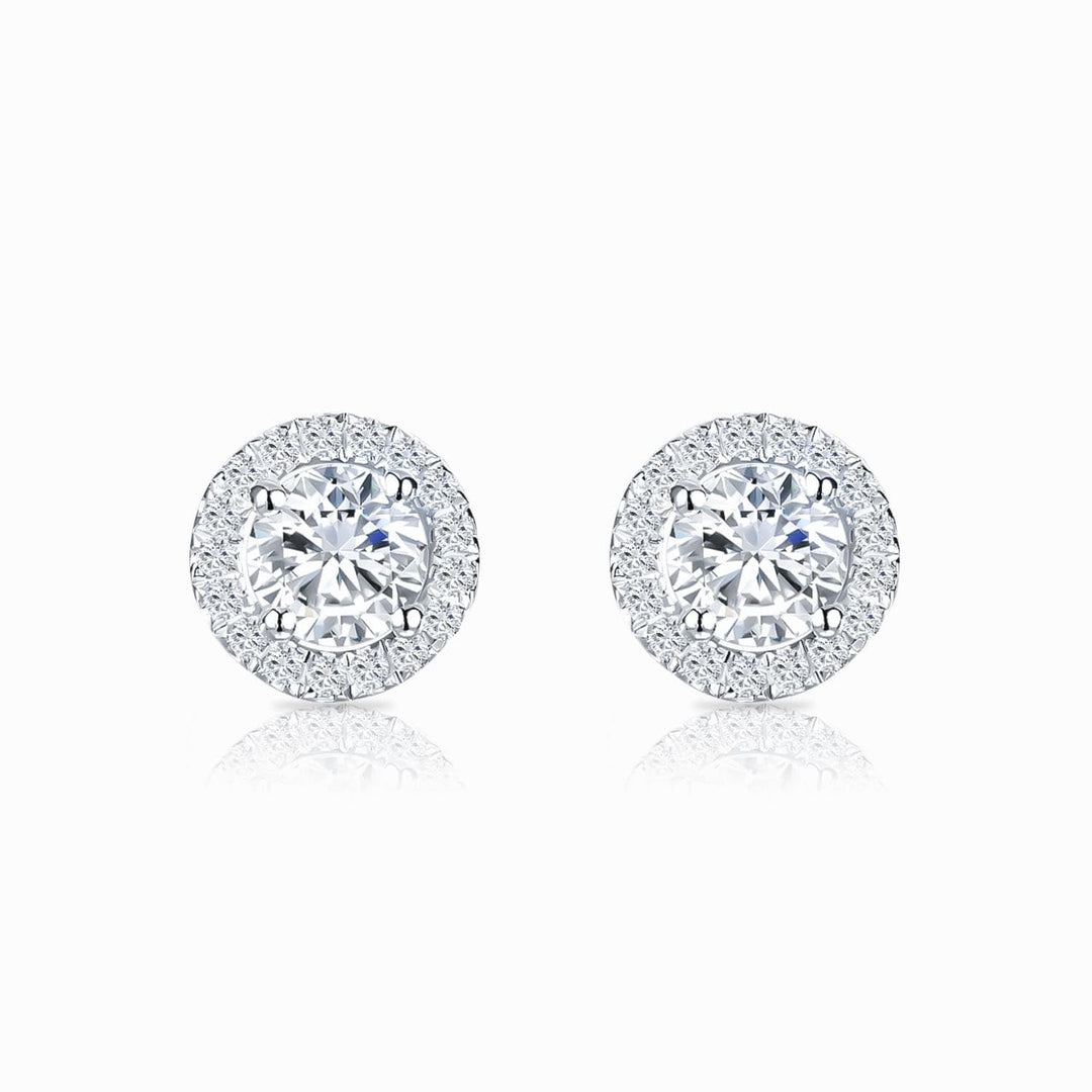 Belle dame earrings | White Gold