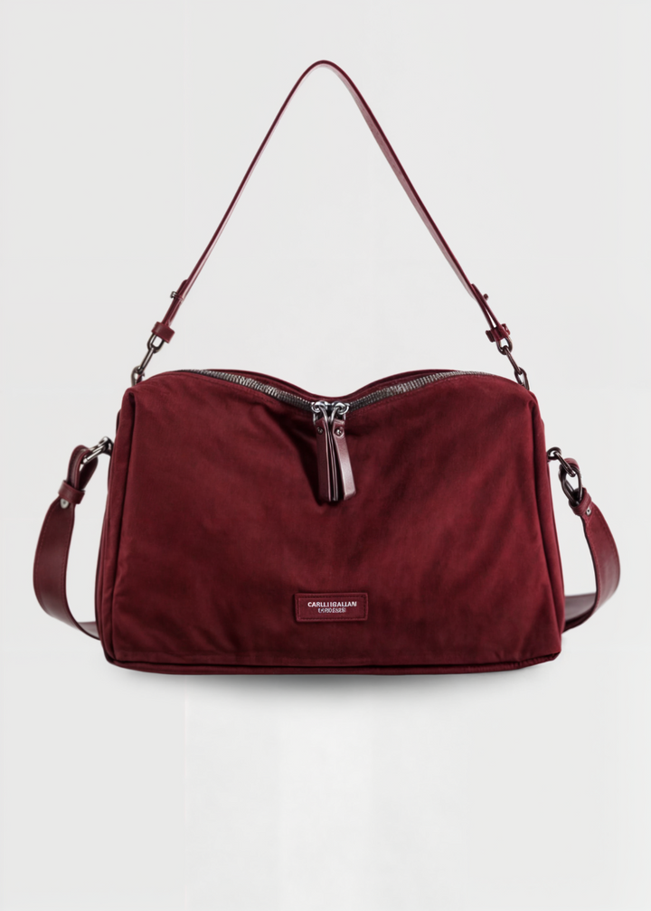 Nyla | Compact Suede Bucket Bag
