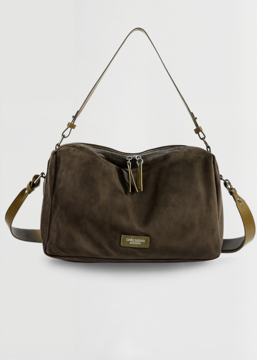 Nyla | Compact Suede Bucket Bag