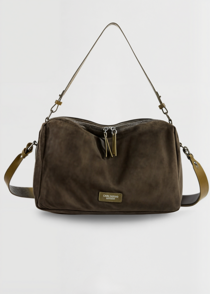 Nyla | Compact Suede Bucket Bag