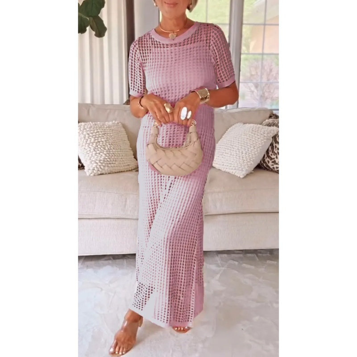 Marla | Crochet Knit Maxi Dress