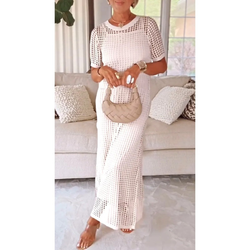 Marla | Crochet Knit Maxi Dress