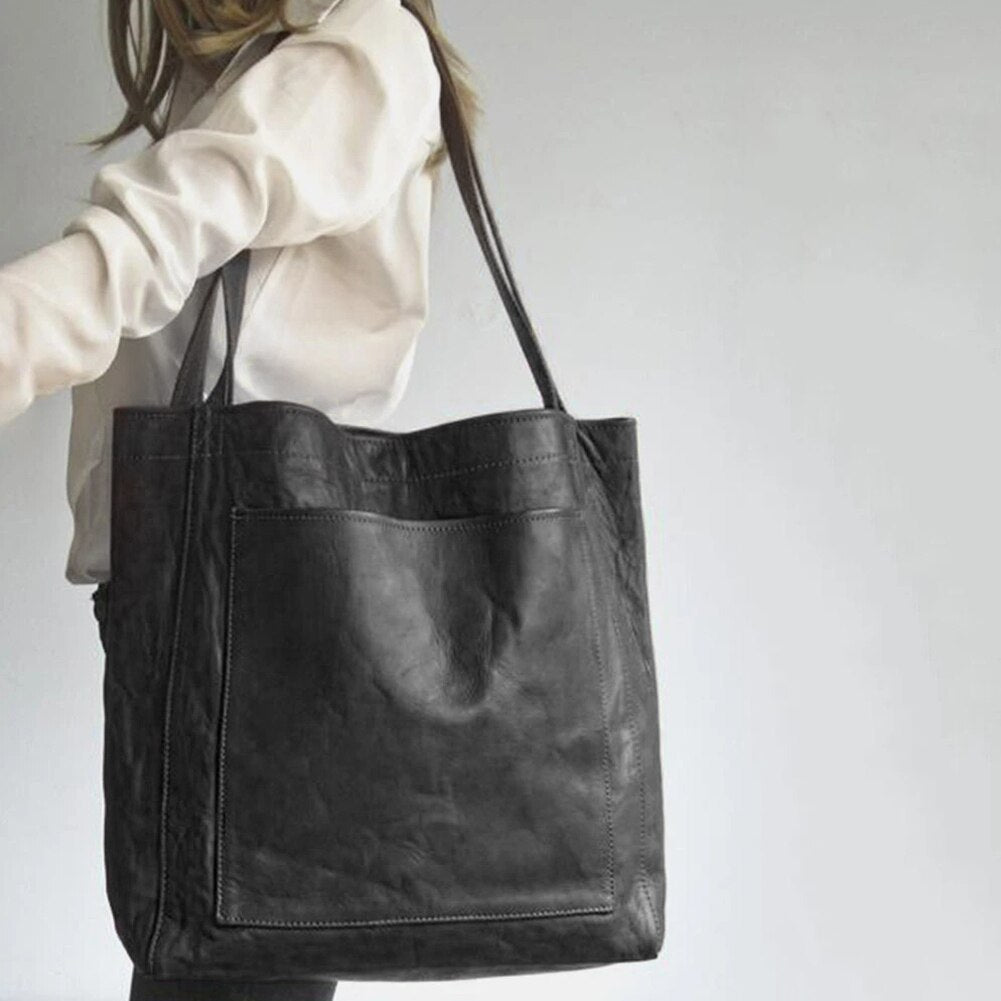 Sasha | Spacious Vegan Leather Handbag