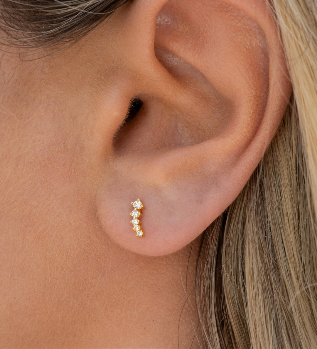 Nella Studs | Gold