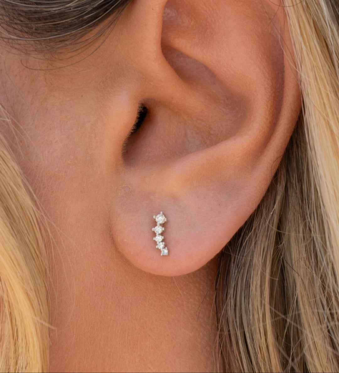 Nella Studs | Silver