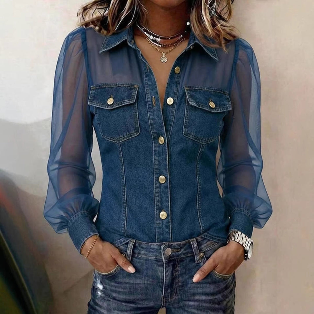 Women's Casual Denim blouse