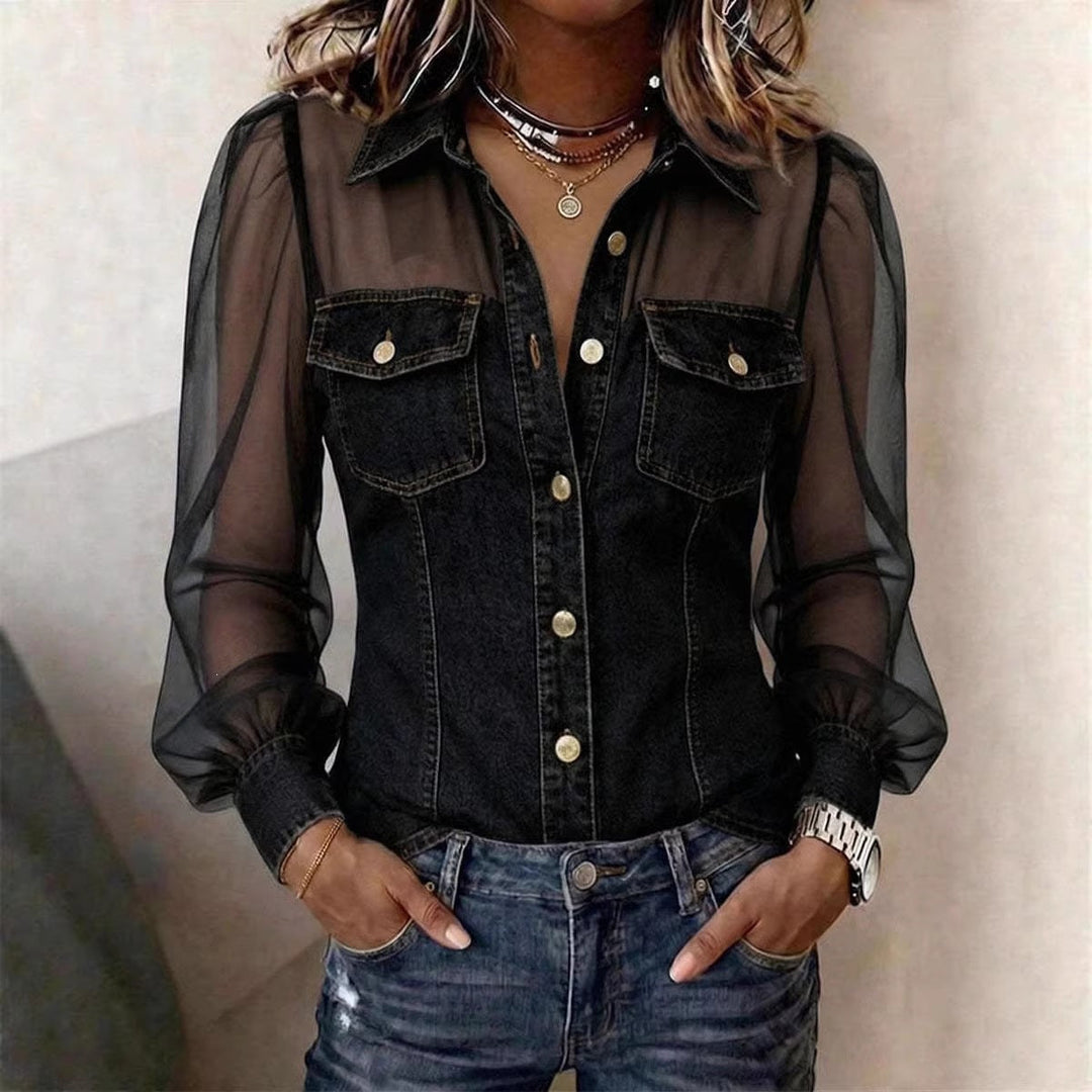 Women's Casual Denim blouse