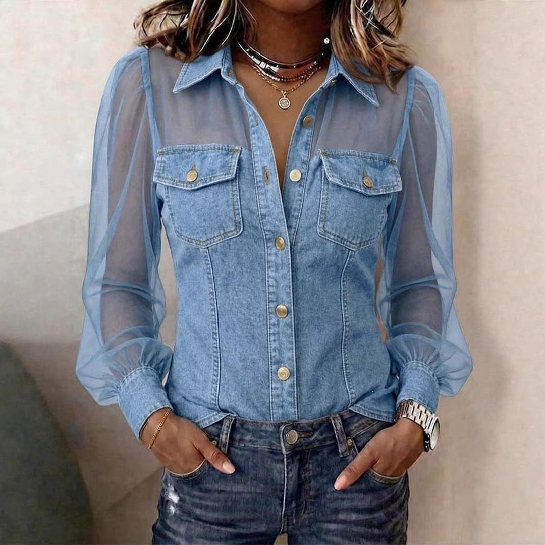 Women's Casual Denim blouse