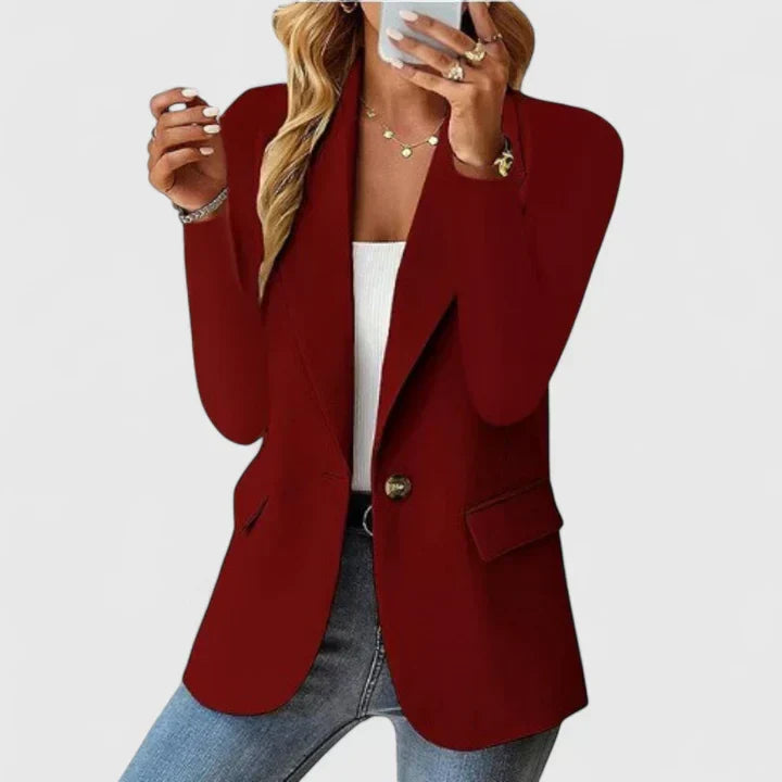 Women's Blazer | Lapel Single Button