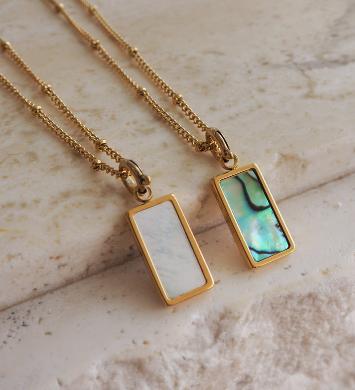 Camilia Necklace | White Shell