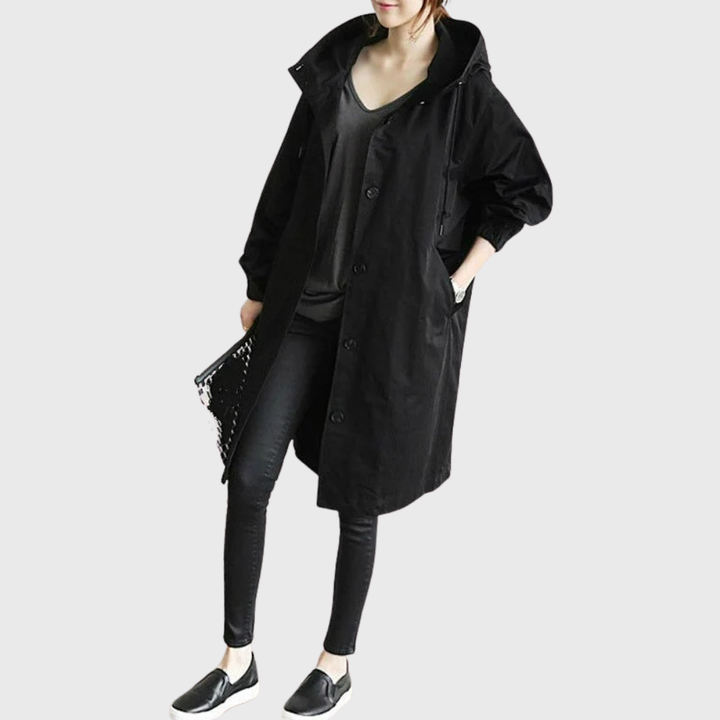 Women’s Coat | Trench Longline Hooded
