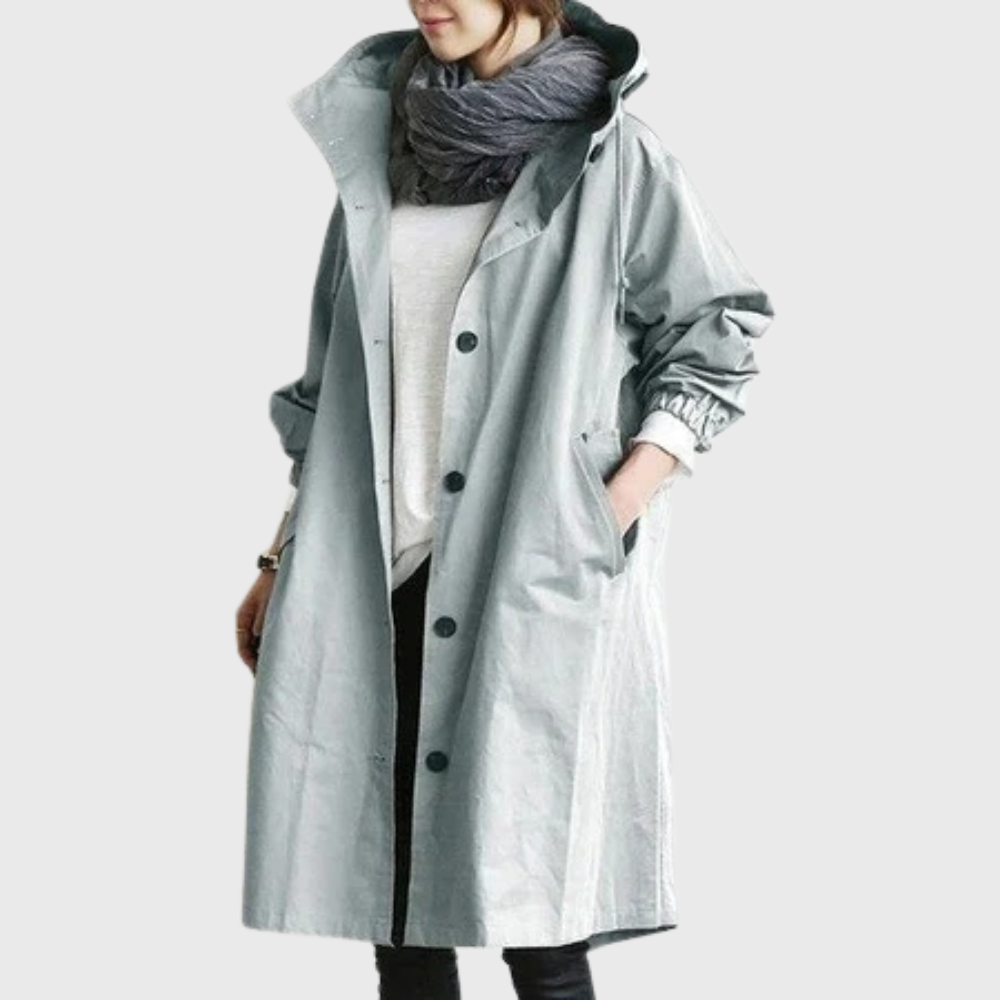 Women’s Coat | Trench Longline Hooded