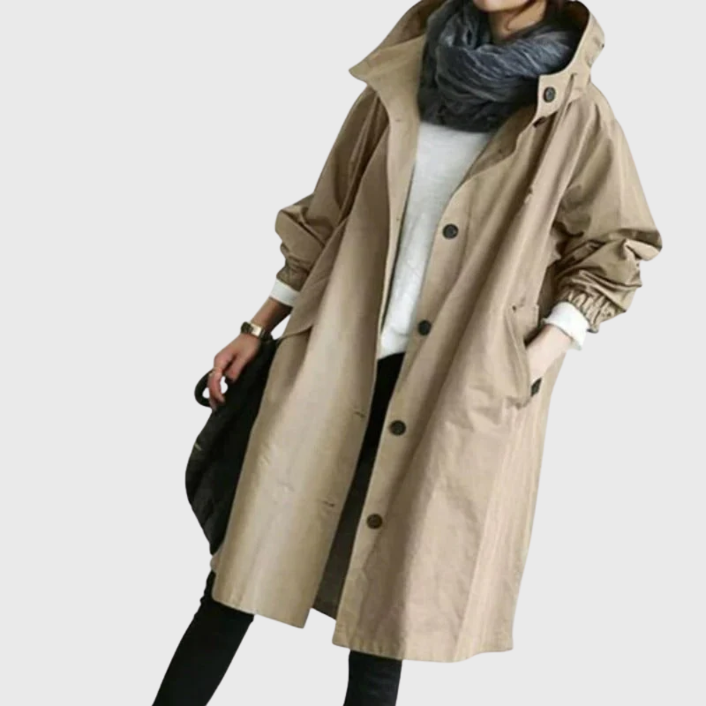 Women’s Coat | Trench Longline Hooded