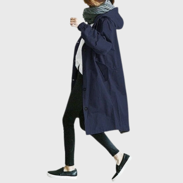 Women’s Coat | Trench Longline Hooded