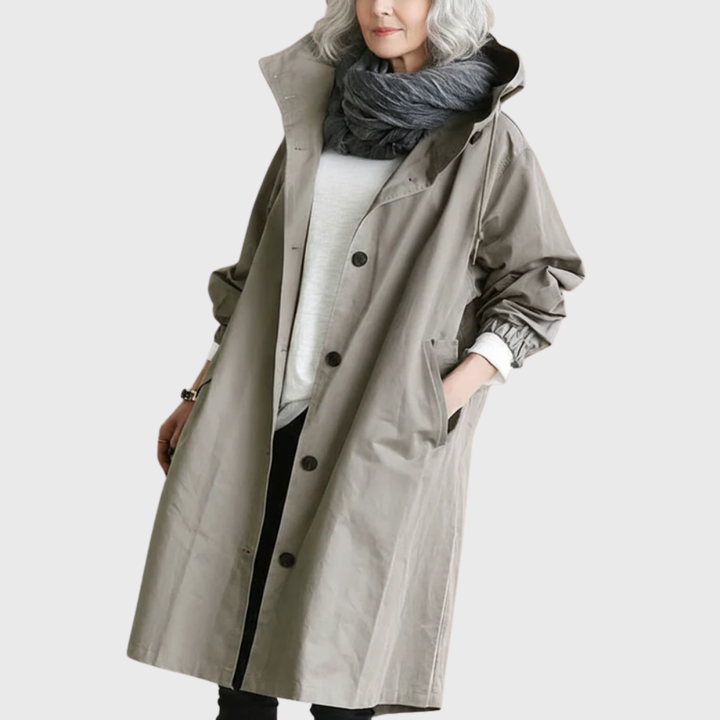 Women’s Coat | Trench Longline Hooded
