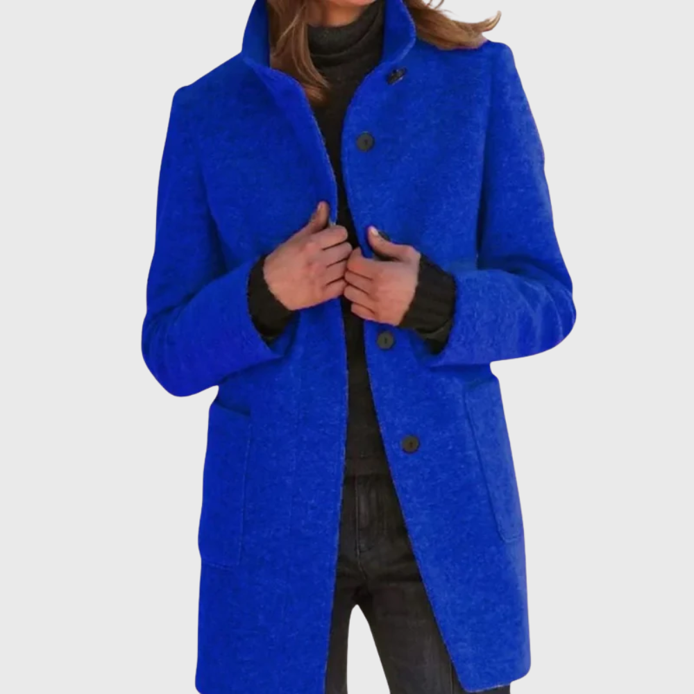 Women’s Coat | Longline Button Design