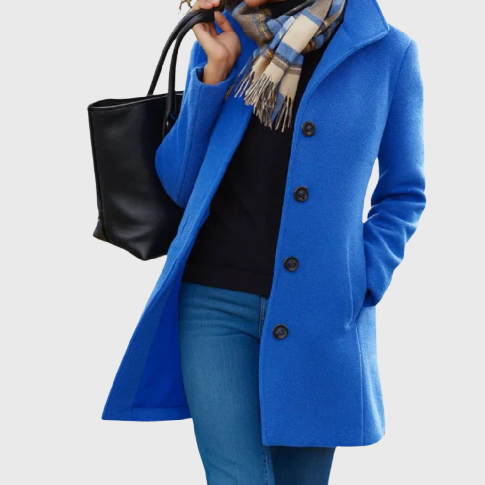 Women’s Coat | Longline Button Closure