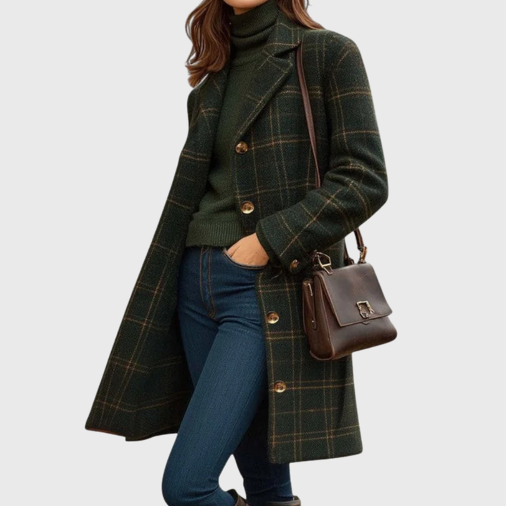 Women’s Coat | Longline Button Front