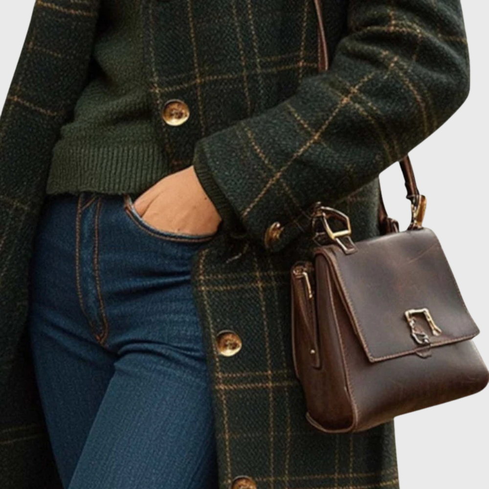 Women’s Coat | Longline Button Front
