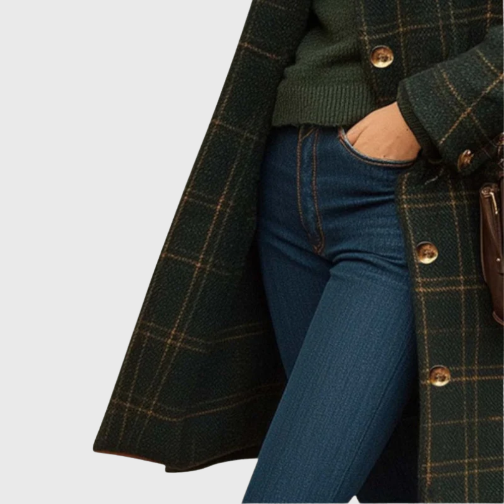 Women’s Coat | Longline Button Front