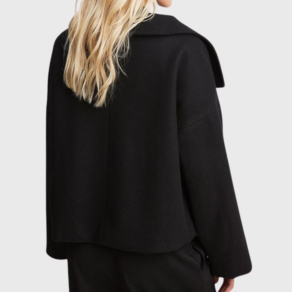 Women’s Coat | Cropped Double Breasted