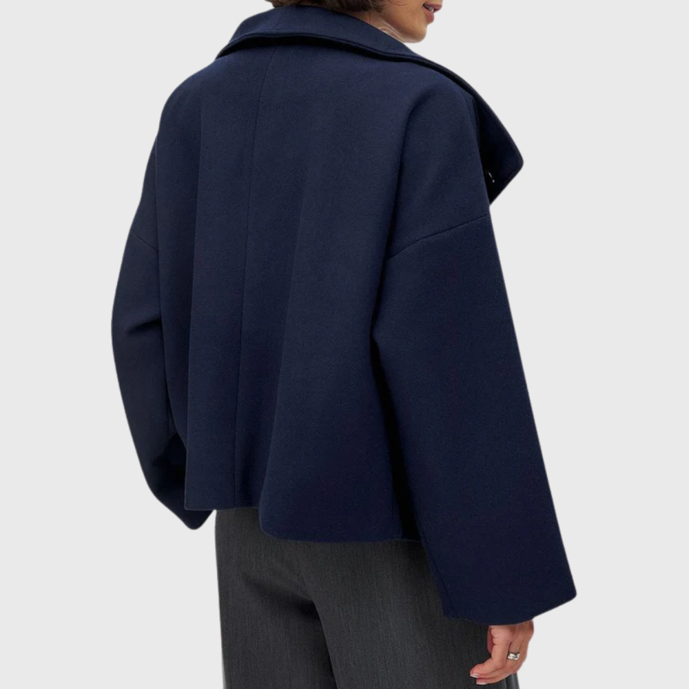 Women’s Coat | Cropped Double Breasted