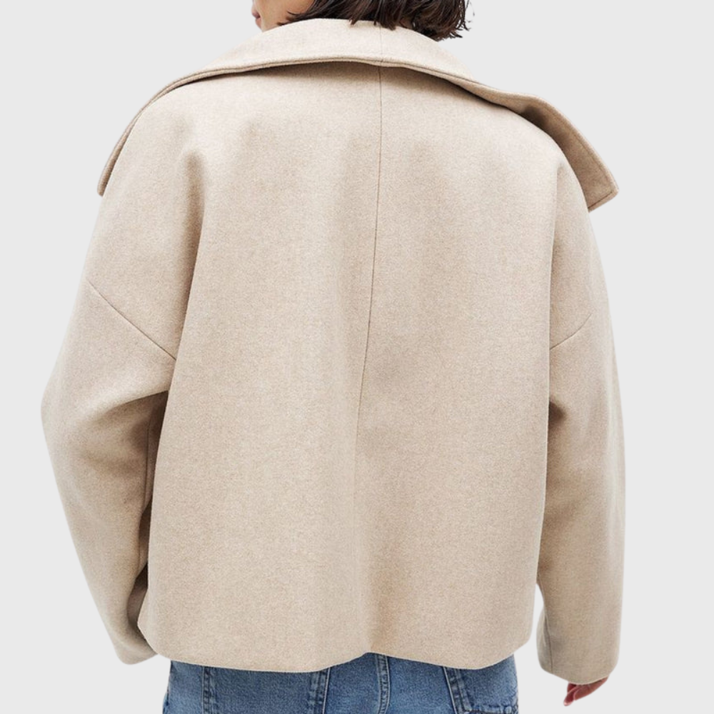 Women’s Coat | Cropped Double Breasted