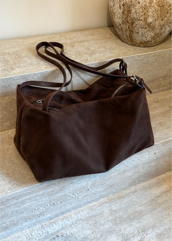 Rhea | Vegan Suede Crossbody