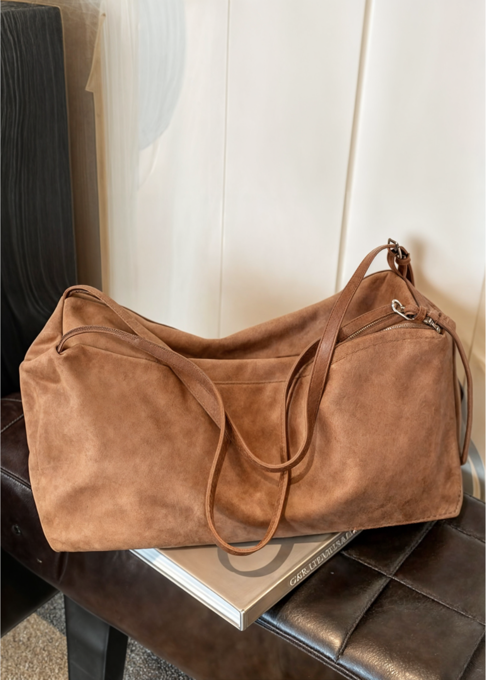 Rhea | Vegan Suede Crossbody