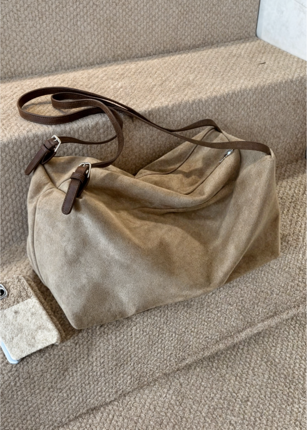 Rhea | Vegan Suede Crossbody