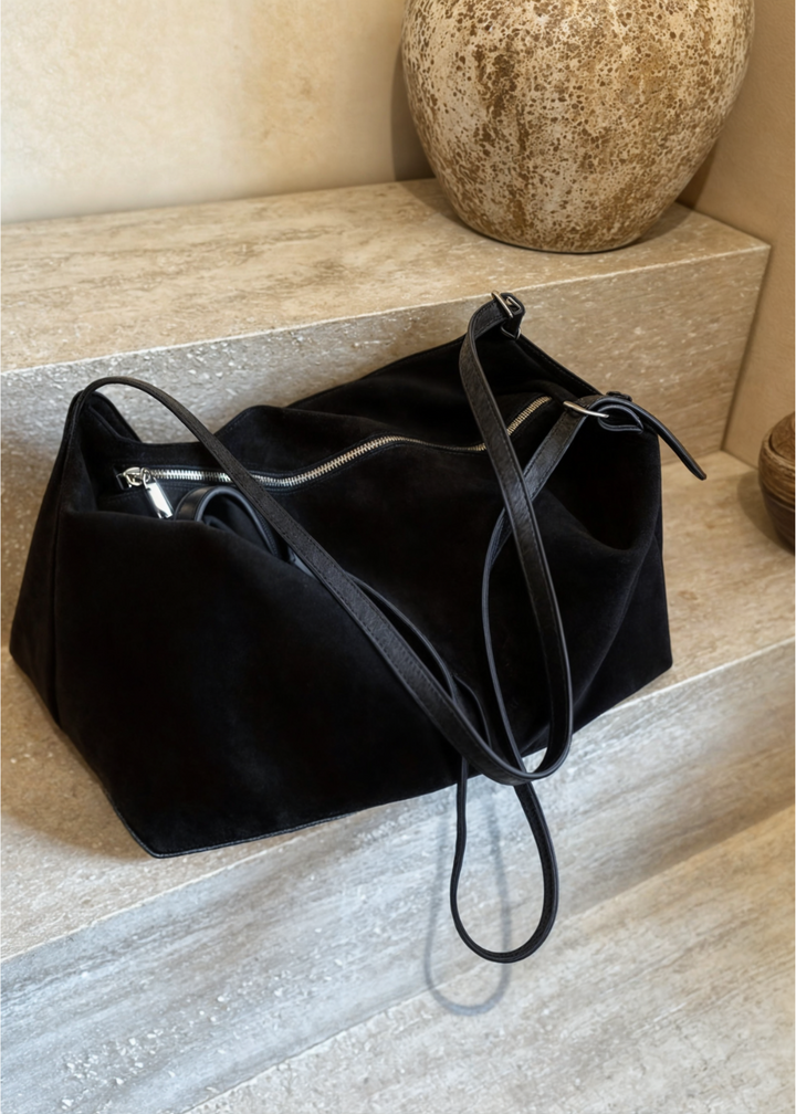 Rhea | Vegan Suede Crossbody