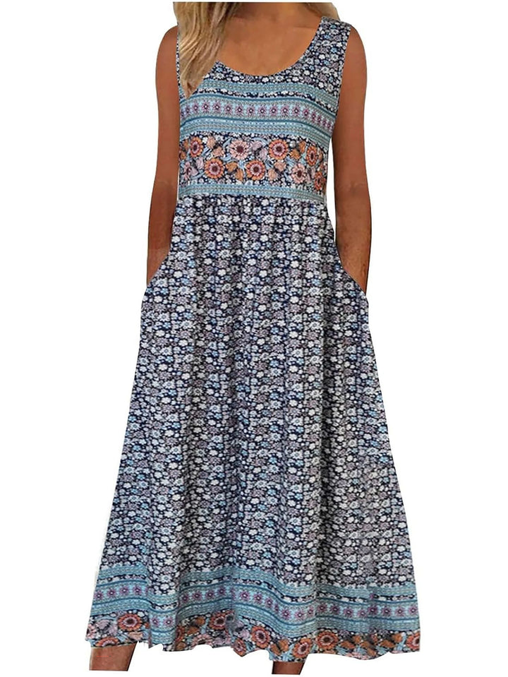 Bo | Boho Floral Pocket Sundress