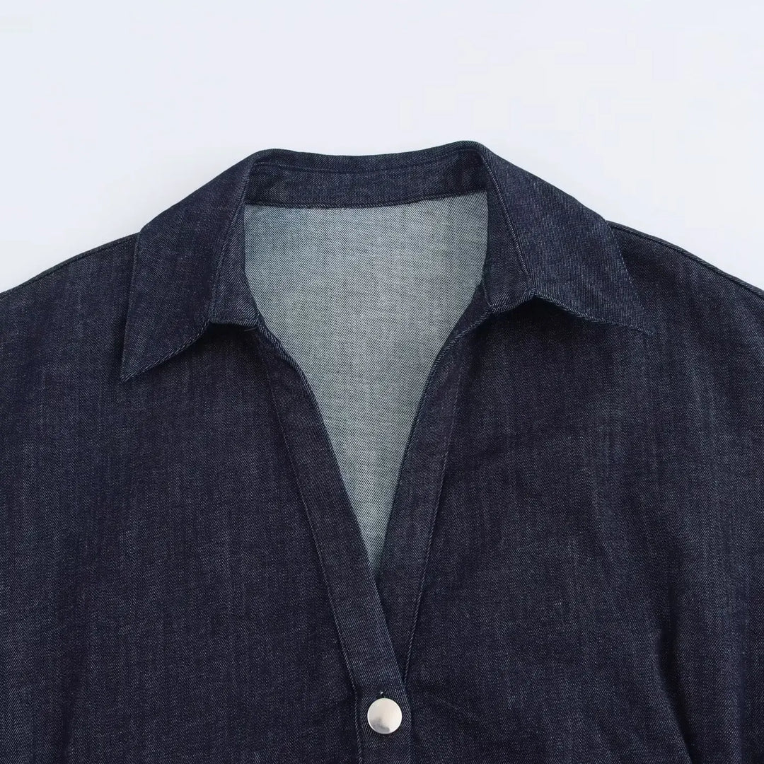Etta | Denim Midi Dress