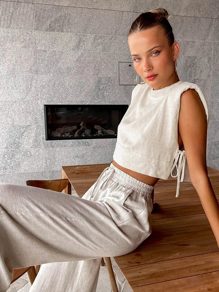 Capri | Holiday Linen Set