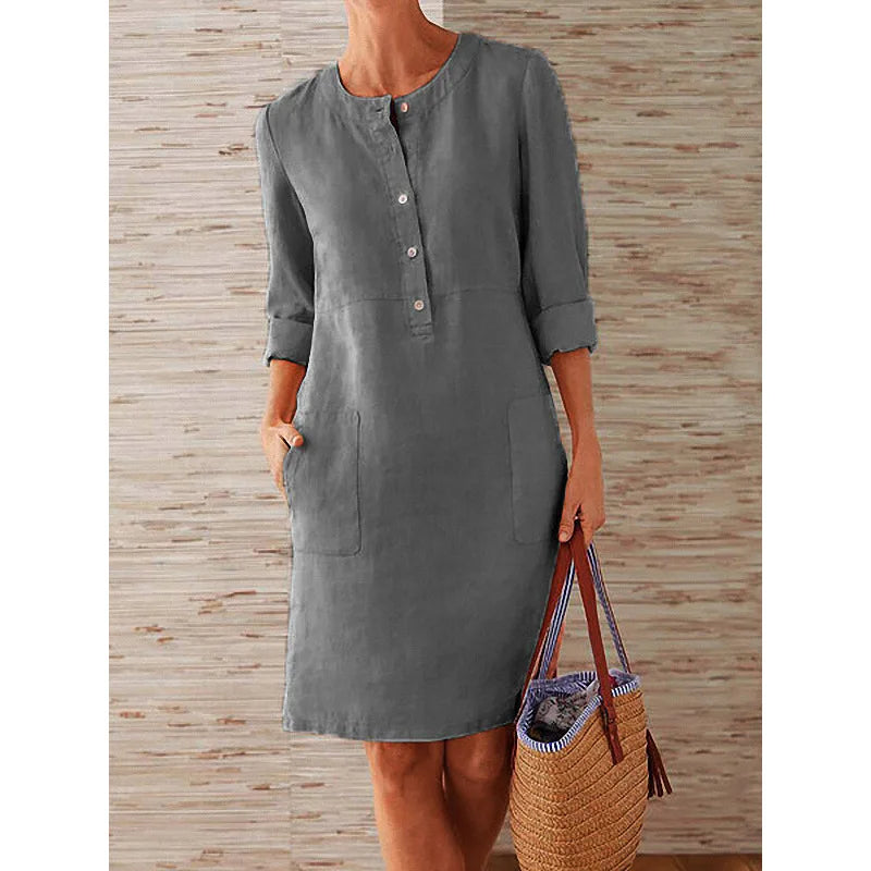 Tessa | Long Sleeve Tunic Dress