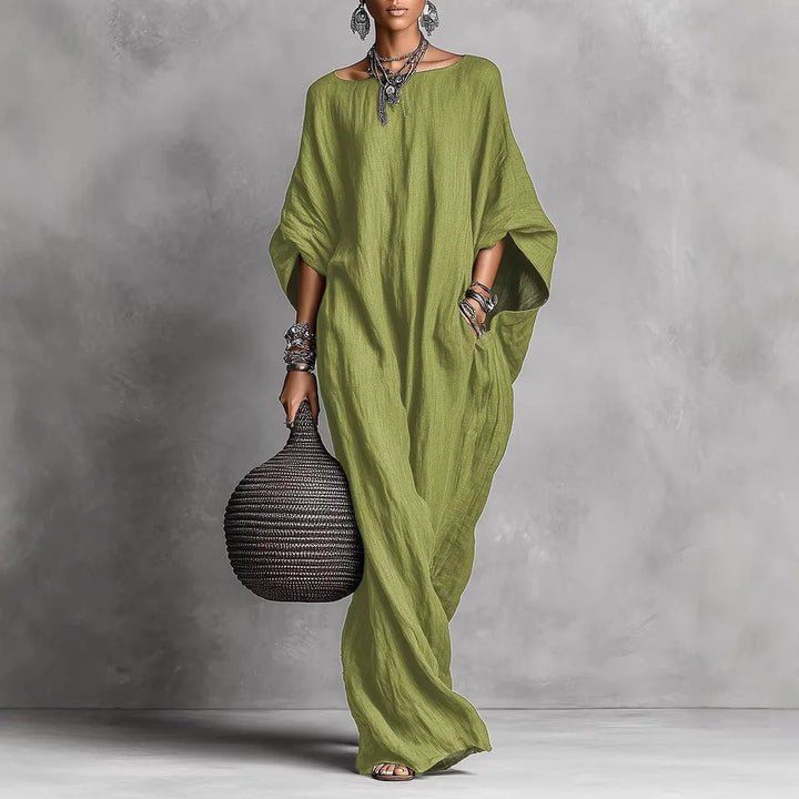 Marina™ Oversized Linen Maxi Dress