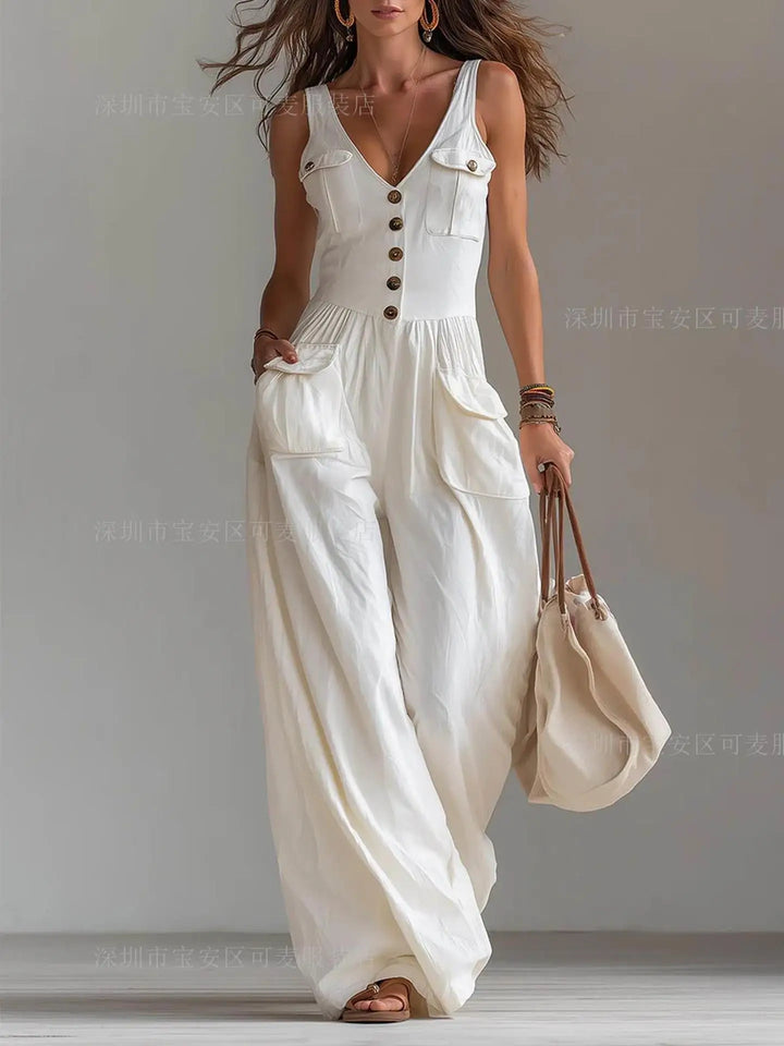 Savannah™ | Utility Wide-Leg Jumpsuit