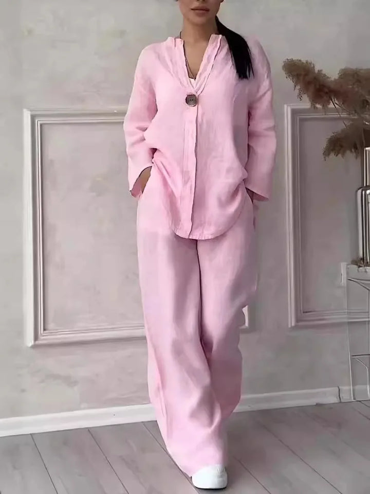 Lumi | Blouse & Wide-Leg Set