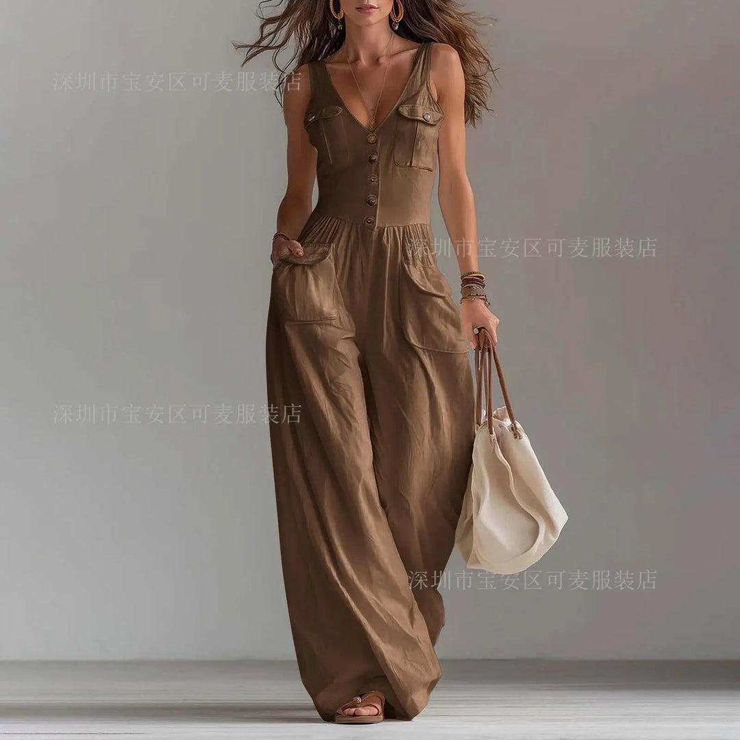 Savannah™ | Utility Wide-Leg Jumpsuit