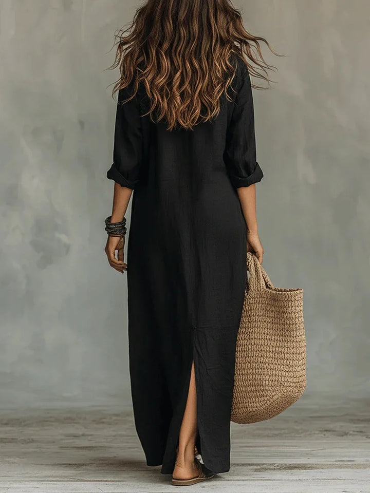 Eleanor™ Linen Maxi Dress