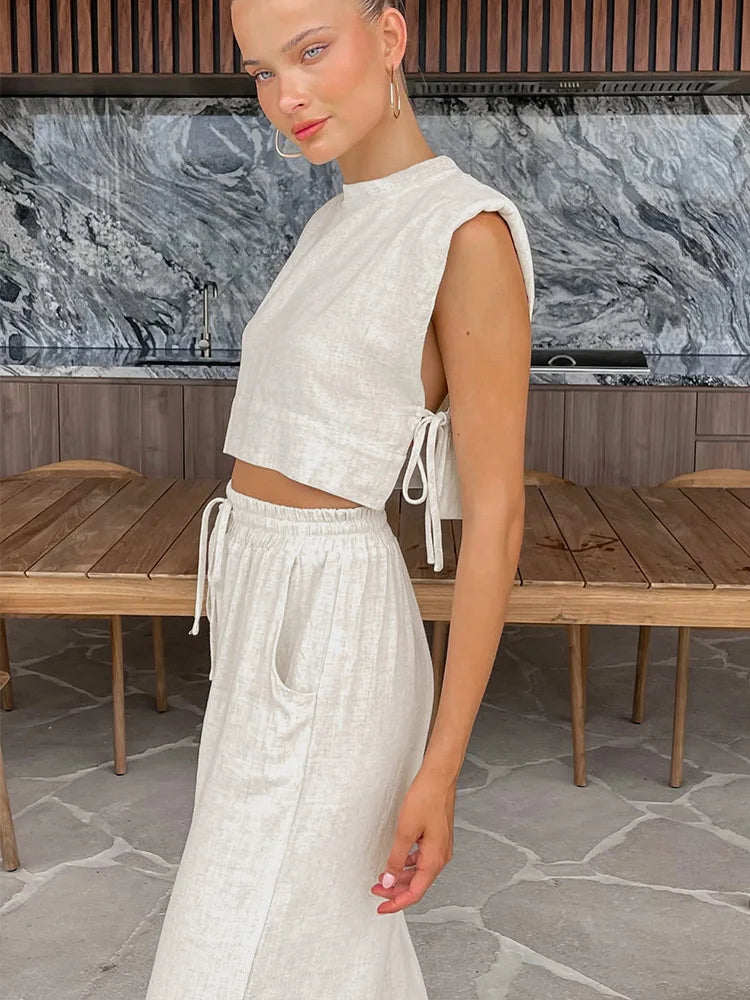 Capri | Holiday Linen Set