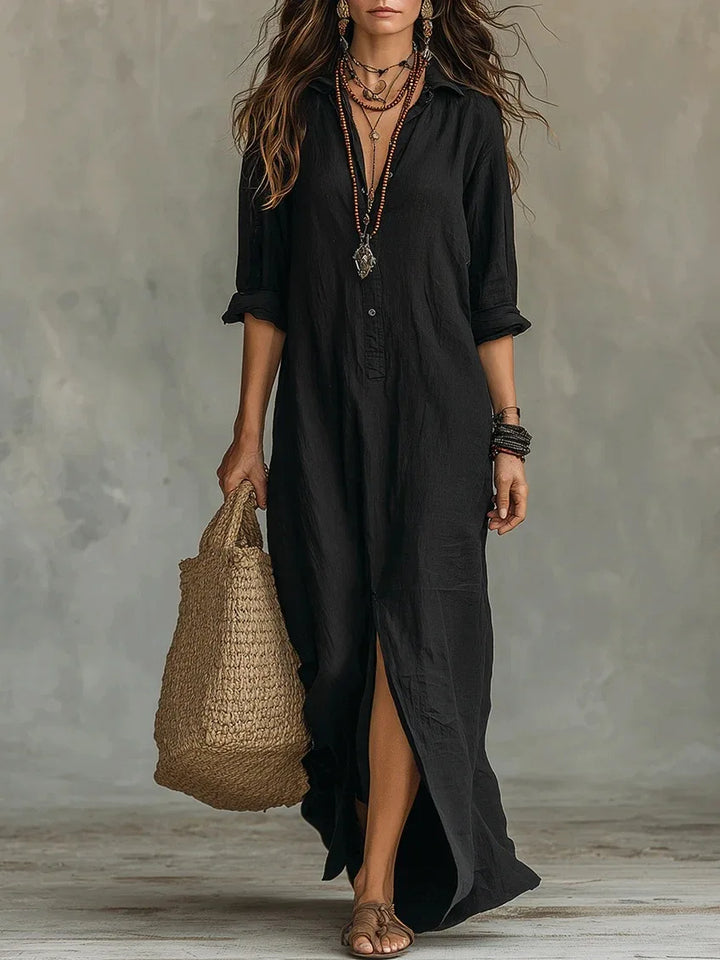 Eleanor™ Linen Maxi Dress