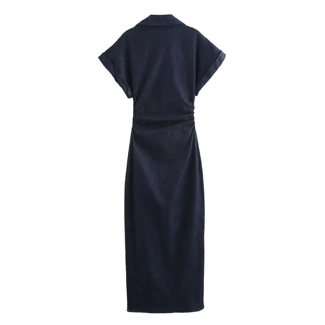 Etta | Denim Midi Dress