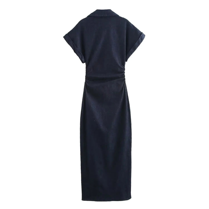 Etta | Denim Midi Dress