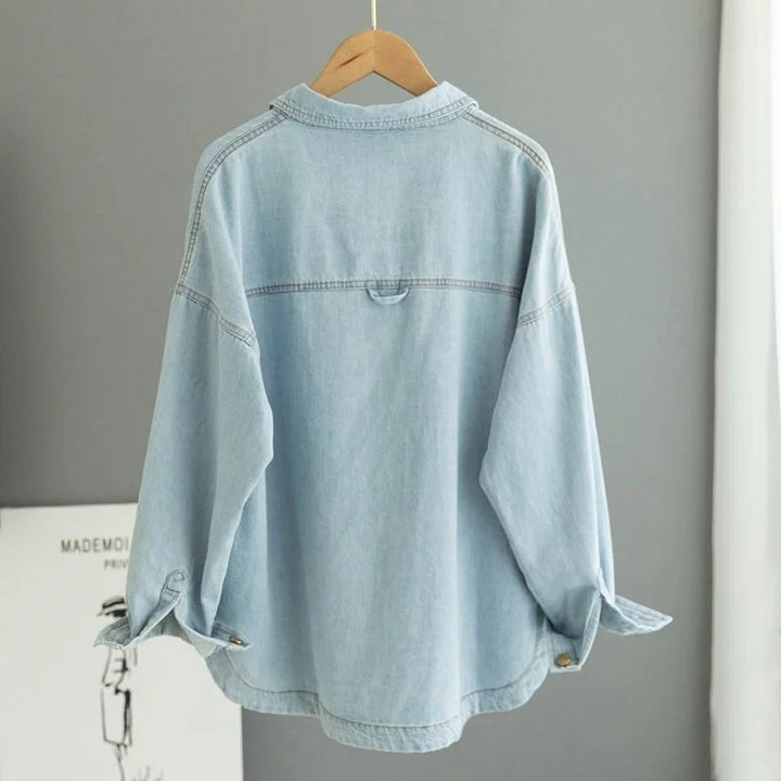 Kae | Loose Denim Blouse