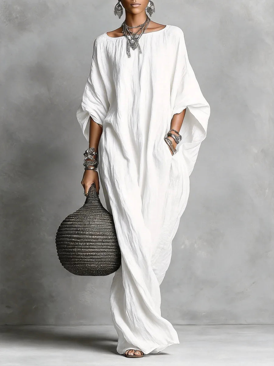 Marina™ Oversized Linen Maxi Dress