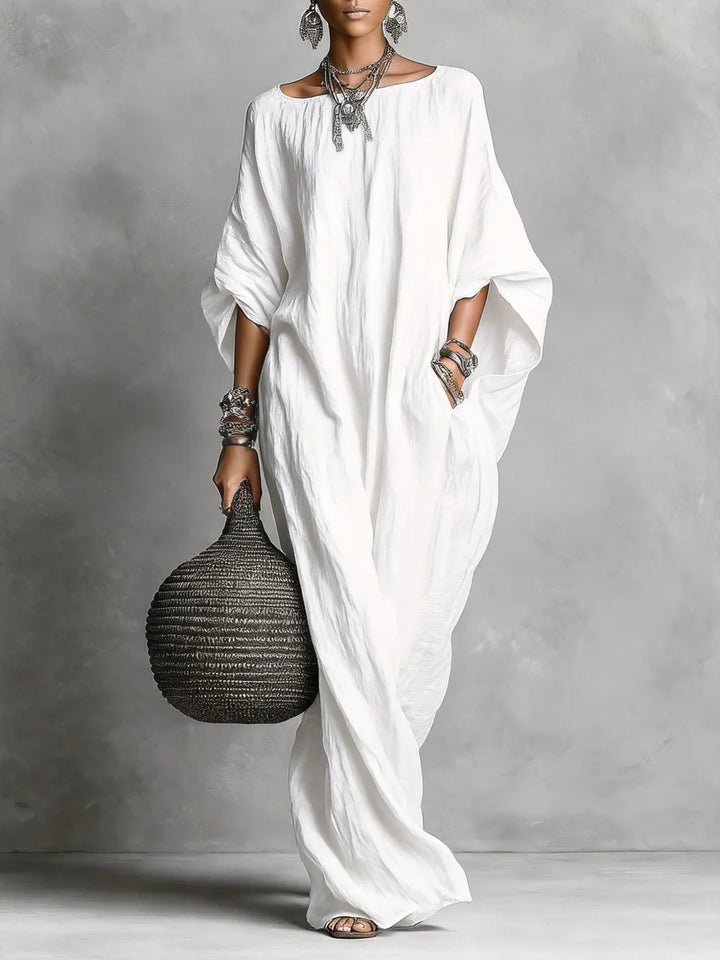 Marina™ Oversized Linen Maxi Dress