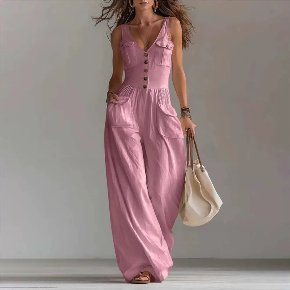 Savannah™ | Utility Wide-Leg Jumpsuit