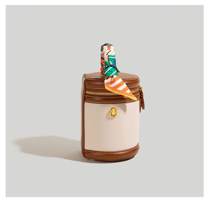 Juno | Bucket Bag with Scarf Handle