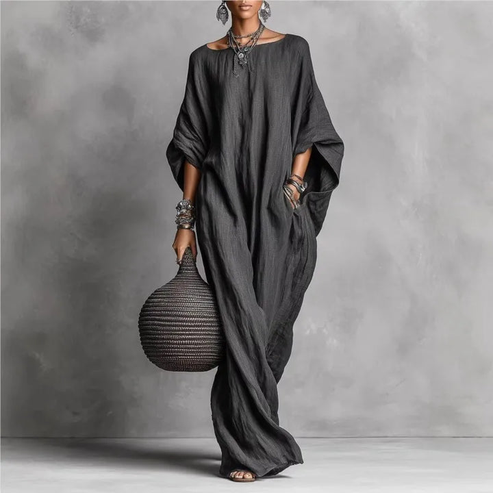 Marina™ Oversized Linen Maxi Dress